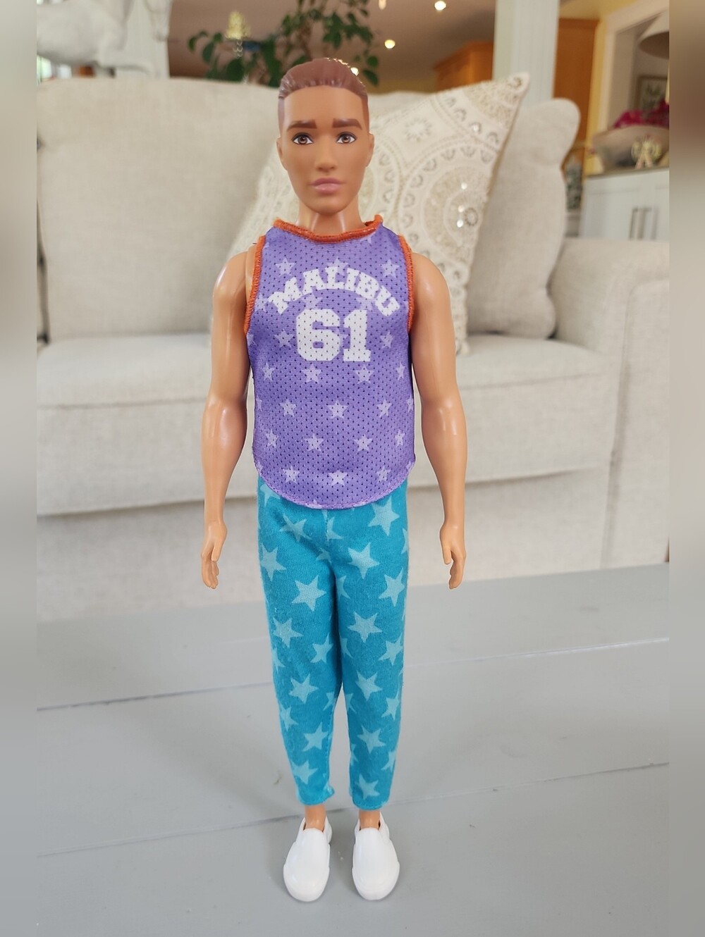 Mattel Barbie Fashionista Doll Ken #164 Malibu Heavy Build Boy Boyfriend